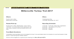 Desktop Screenshot of millersvilleturkeytrot.com